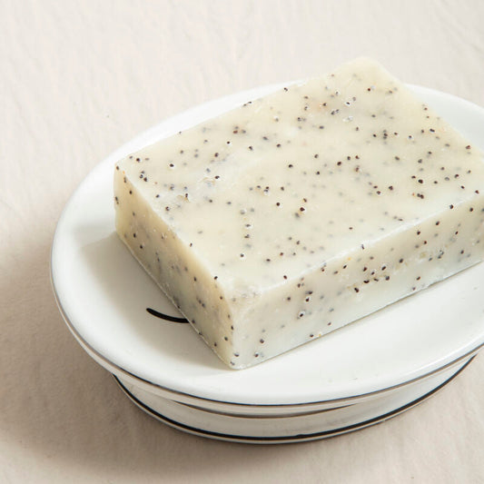 Le Bain White Ceramic Soap Dish