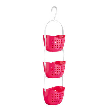 Dara 3 Tier Hot Pink Shower Caddy
