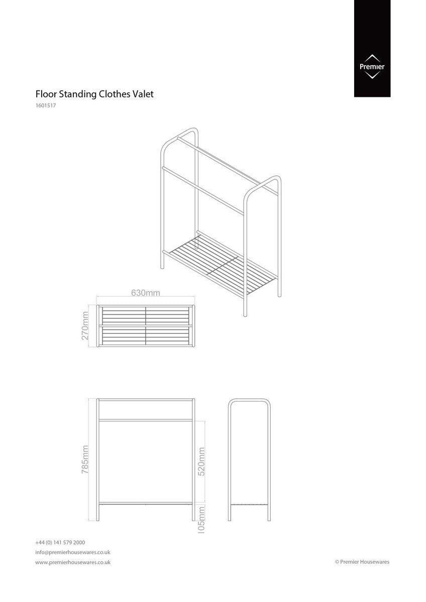 Floor Standing Towel Stand | Dara
