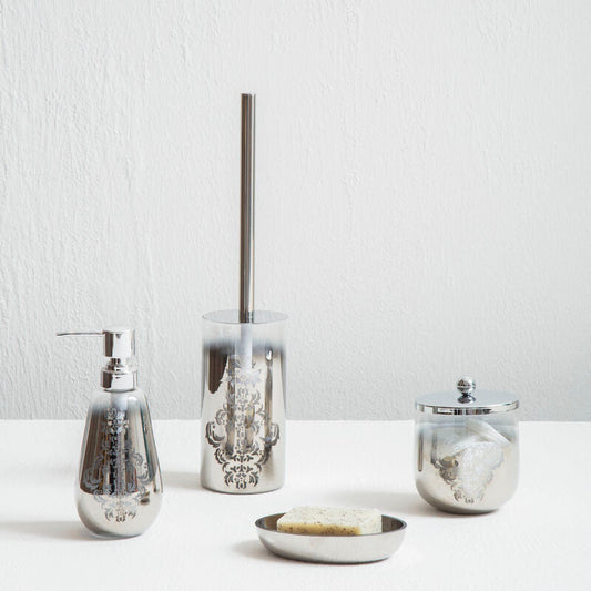 Elissa Silver Ombre Cotton Jar