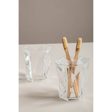 Dow Clear Acrylic Toothbrush Holder