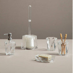 Dow Clear Acrylic Toilet Brush Holder