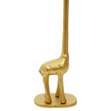 Gold Finish Giraffe Toilet Roll Holder | Fauna