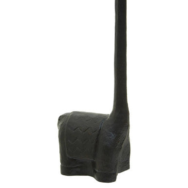 Fauna Black Finish Llama Toilet Roll Holder