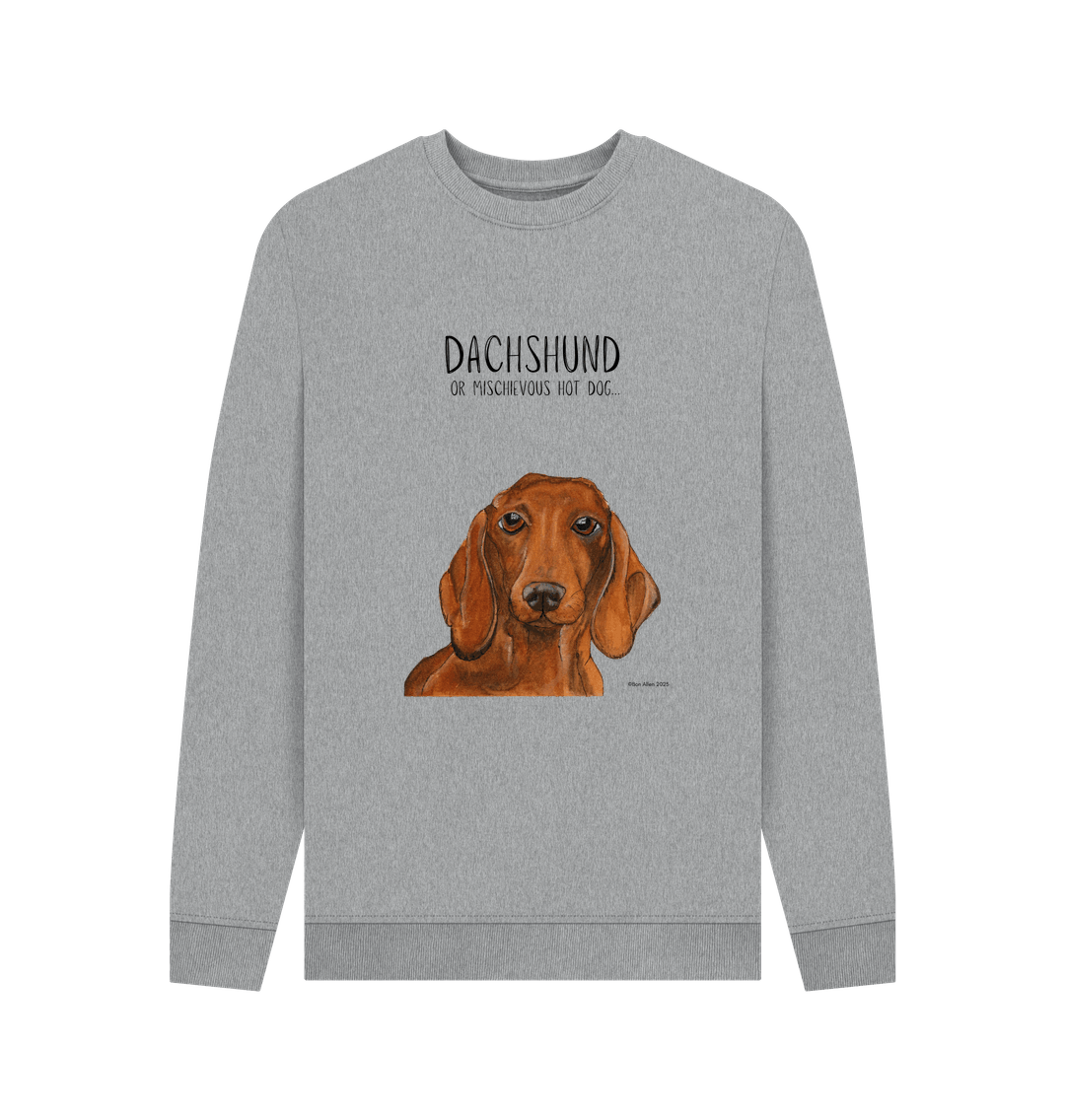Mischievous Hot Dog Sweatshirt – For the Fearless Doxie Fans!