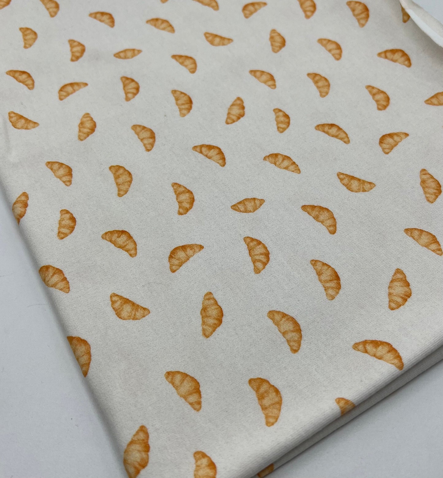 Croissant Morning Print Cotton Stretch Jersey 200 GSM 95/5 Lycra 4 Way Stretch