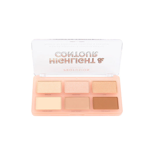 HIGHLIGHT & CONTOUR I | 6 SHADE PALETTE