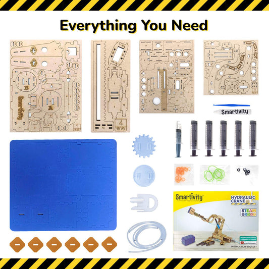 Smartivity Hydraulic Crane Build-It-Yourself DIY STEAM Toy