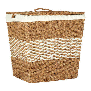 Tapered Seagrass Basket with Lid | Lidi