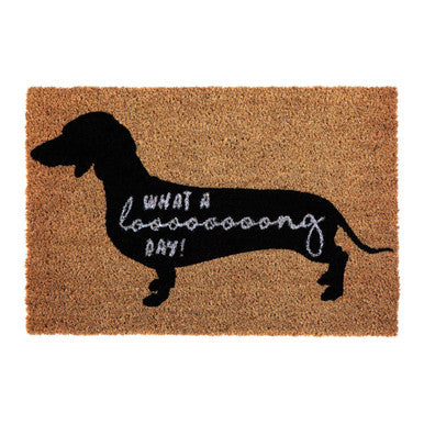 Filta What A Long Day Sausage Dog Doormat