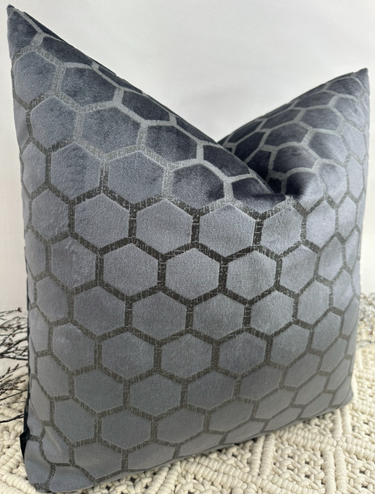The Couture Cushion - The Charcoal Rubin - Style No. 151