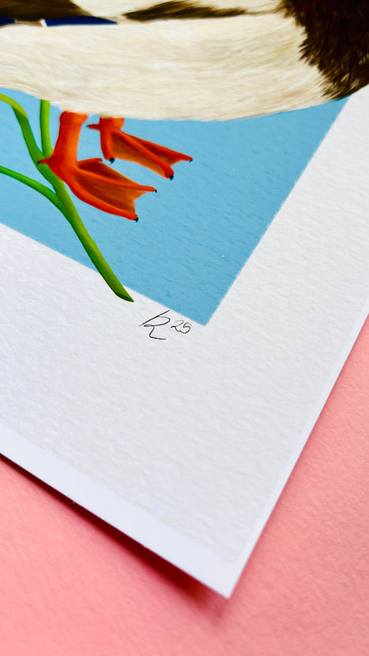 Mallard Duck Art Print- British Wildlife Illustration for Nature Lovers