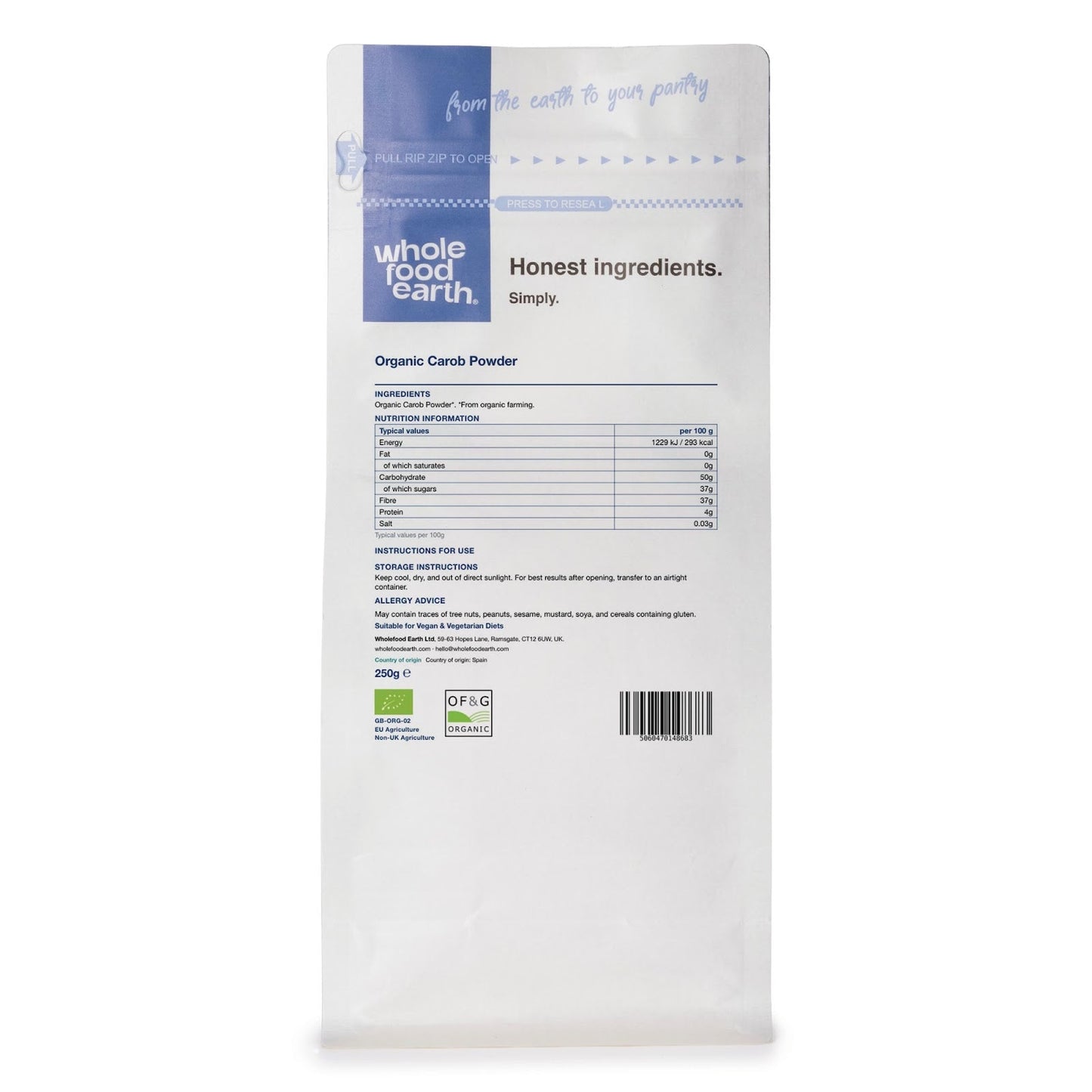 Organic Carob Powder
