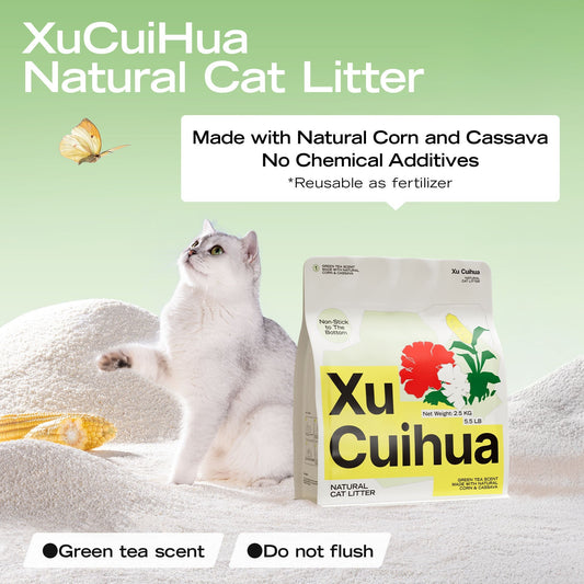 Xu Cuihua Cassava Cat Litter (Green Tea Scented)