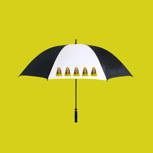 Rain or Shine, Basset Hound’s Got You Covered – High-End Golf Umbrella