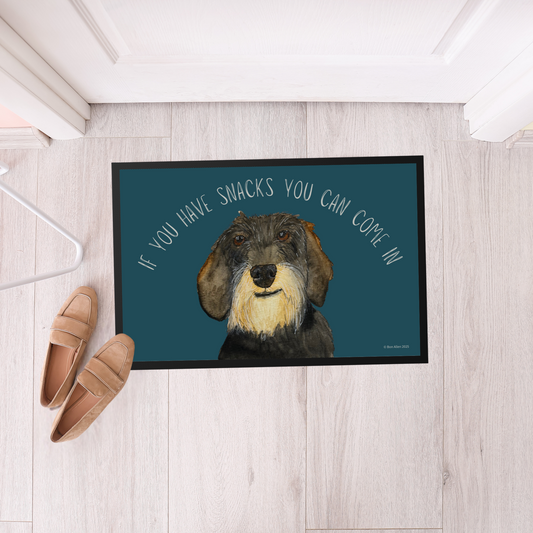 Snacks-Only VIP Access: The Wirehaired Doormat!