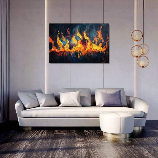 Dancing Flames Canvas