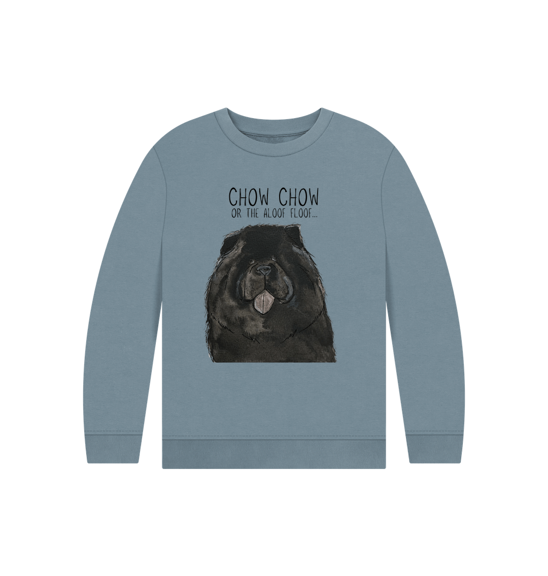 Cozy Black Chow Chow Child's Sweatshirt – Adorable Dog-Themed Kids' Clothing