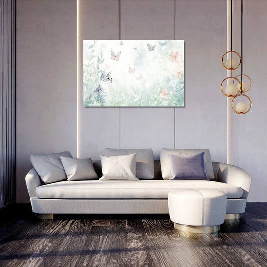 Butterfly Watcher Canvas