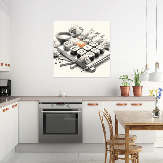 Sushi Zen Canvas
