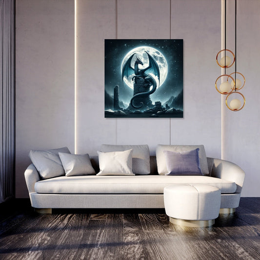 Lunar Sentinel Canvas
