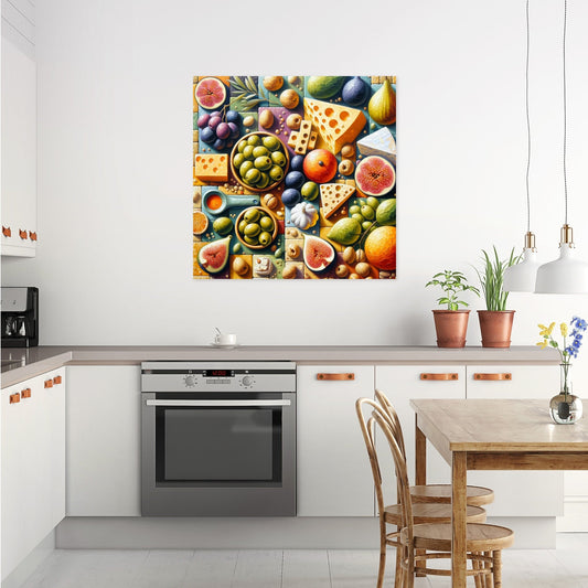Mediterranean Mosaic Canvas