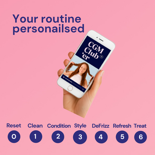 CGM Club® tutorials. 6 Steps. 20minutes. Endless Curl + Wave Confidence