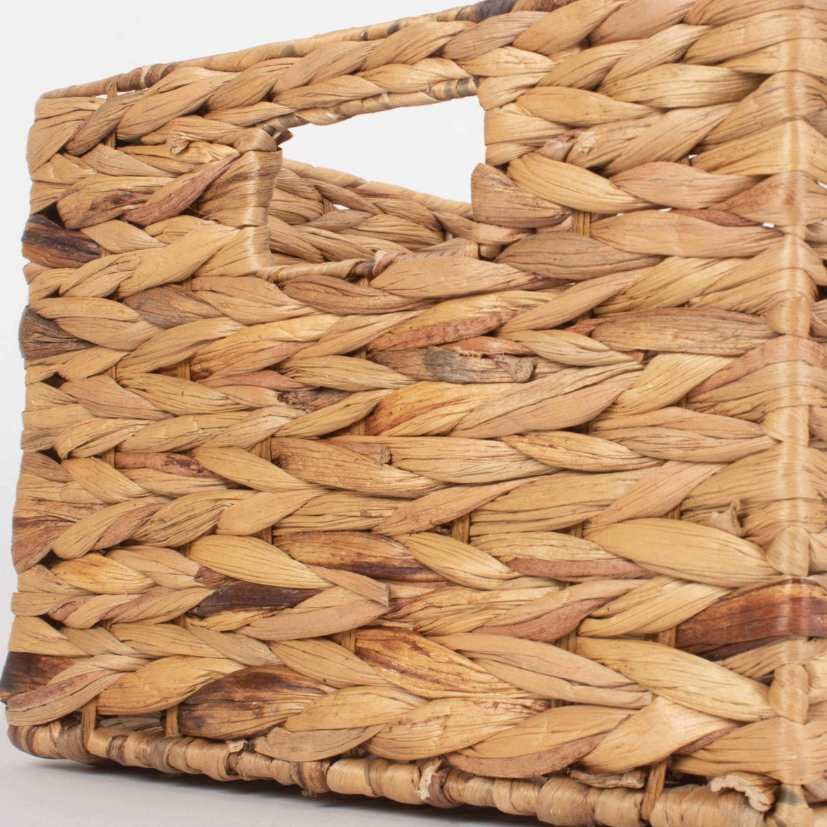 Medium Rectangular Water Hyacinth Storage Basket