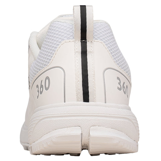 Newbery 360 Cricket Shoe - Full White Pimple