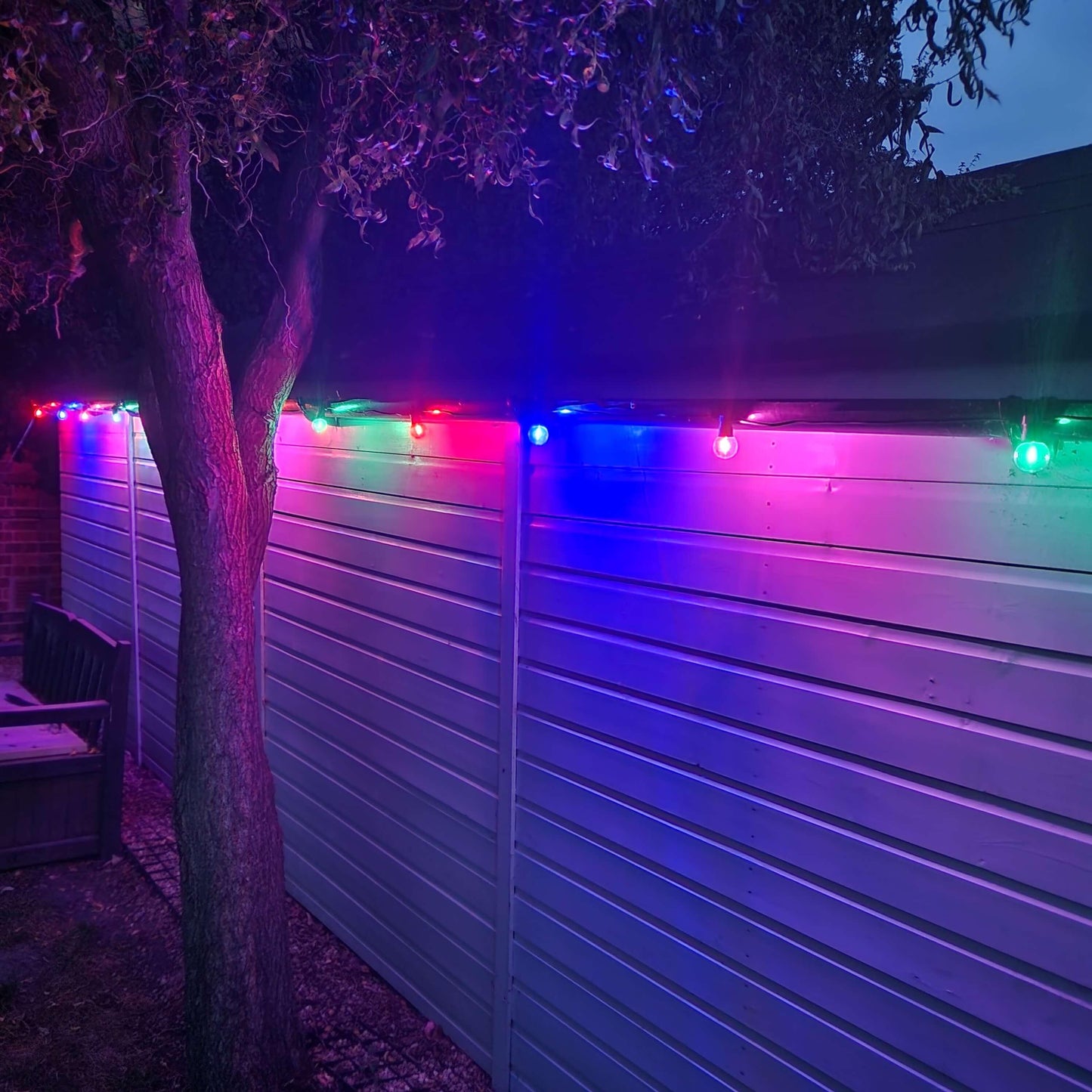6.5M / 21FT Super Festoon Multi-Colour Festive Outdoor Connectable LED String Lights