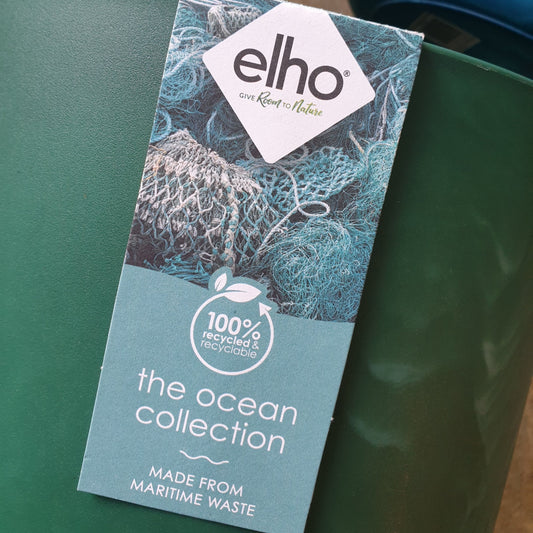 Elho Ocean Collection Marble pots -Various sizes and colours available. 16cm, 18cm and 22cm