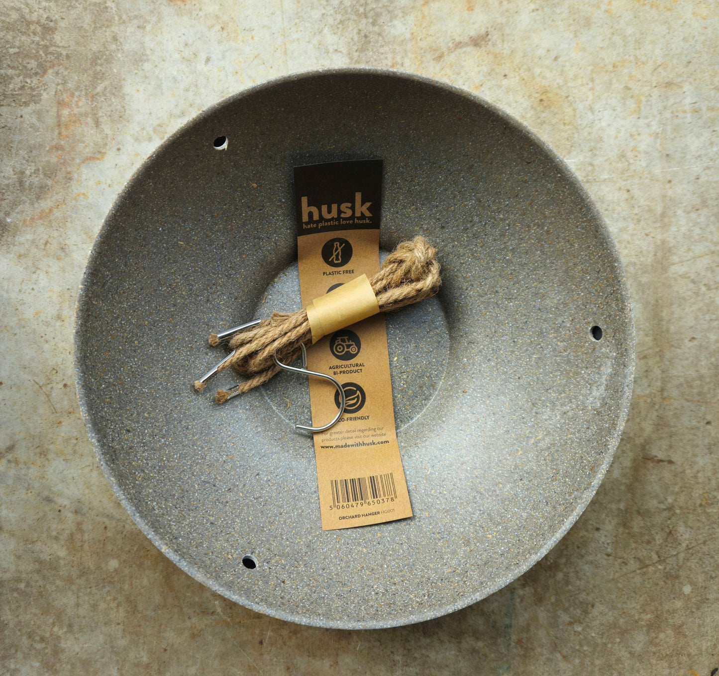 Husk hanging planter bowl- 2 colours available