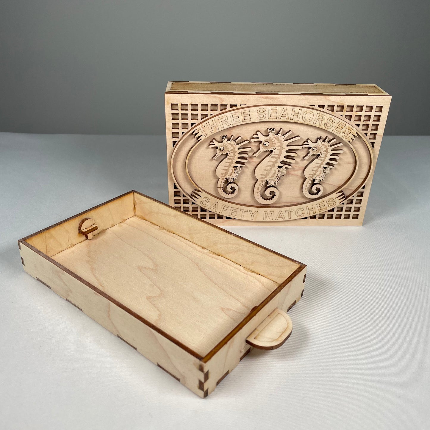 Matchbox (Seahorse) - Flatpack Model Kit by Curious Rabbit ®