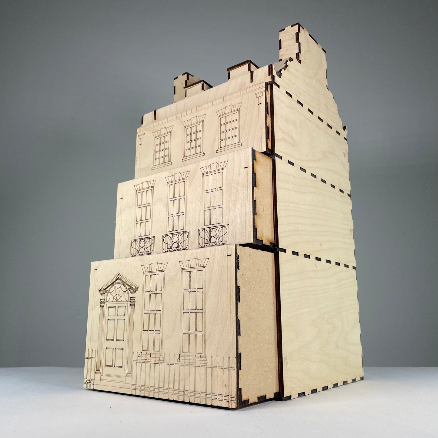 Georgian House - Pre-Built Model by Curious Rabbit ®