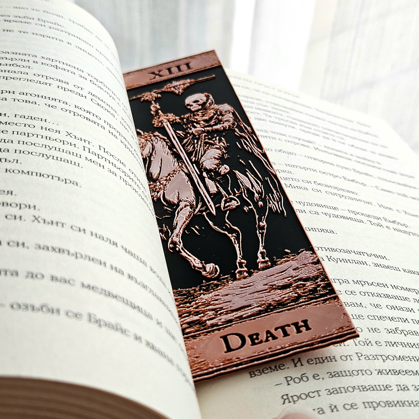 Gothic Tarot Bookmarks Set #5 | Major Arcana | The Hanged Man, Death & Temperance