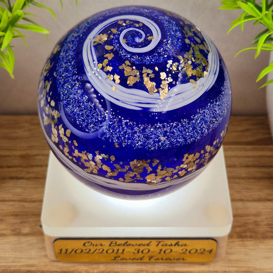 Memorial Ashes In Glass Orb