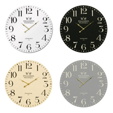 Destini 60cm Dia Classical Black Wall Clock