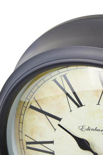 Robello 36cm Dia Black Lined Rim Wall Clock