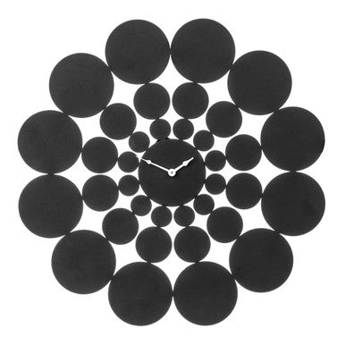 Datsun 51cm Dia Black Discs Design Wall Clock