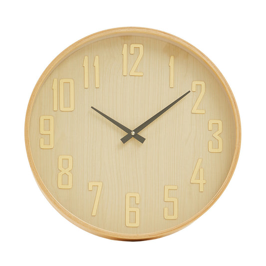 Vitus 40cm Dia Natural Wall Clock