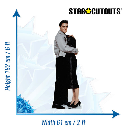 SC2203 Elvis Presley Stand In Cardboard Cut Out Height 182cm