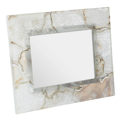 Bowerbird White Agate 5In X 7In Photo Frame