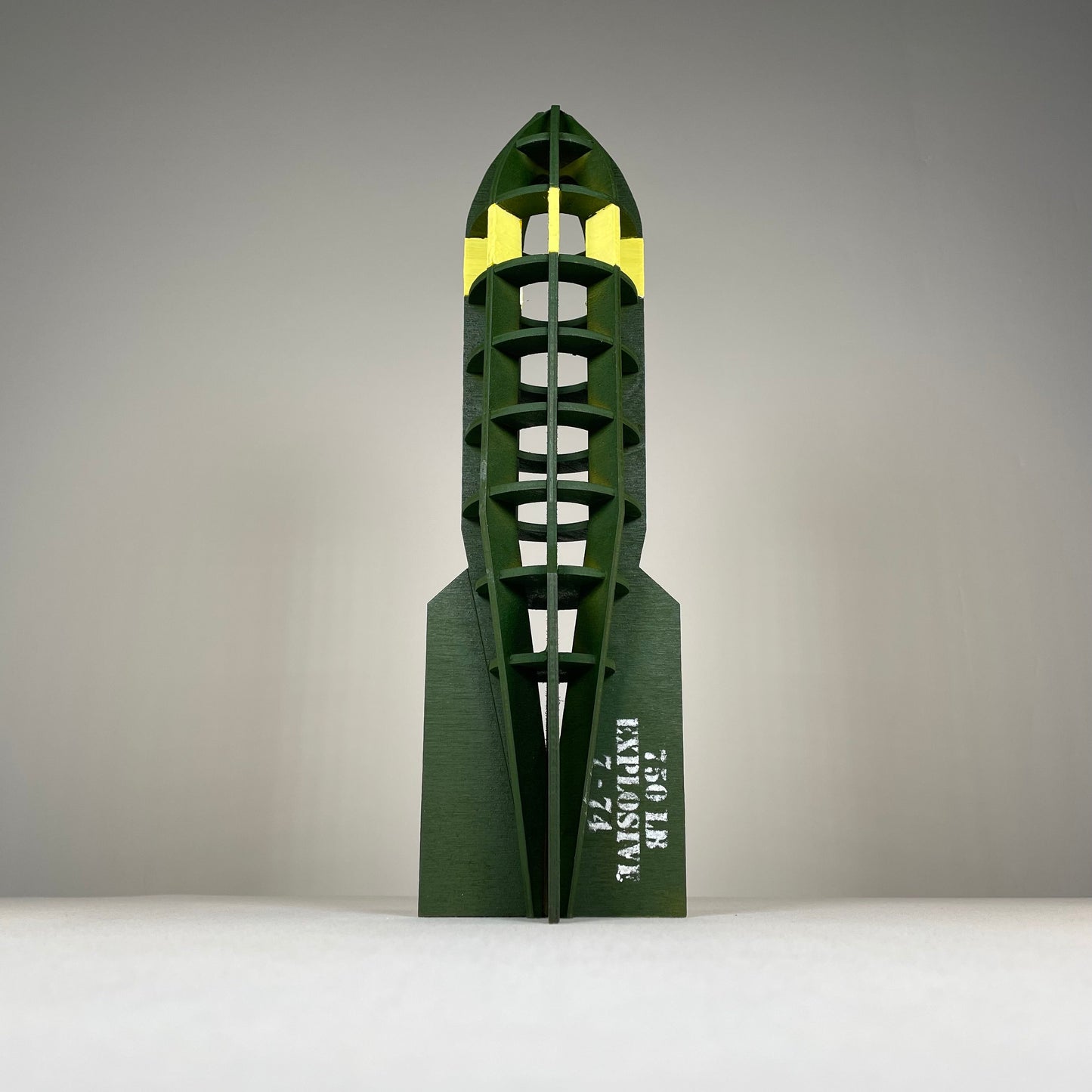 Prop WW2 Bomb - Flatpack Model Kit by Curious Rabbit ®