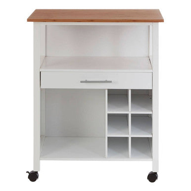 Harlow White and Bamboo Top 1 Drawer Kit