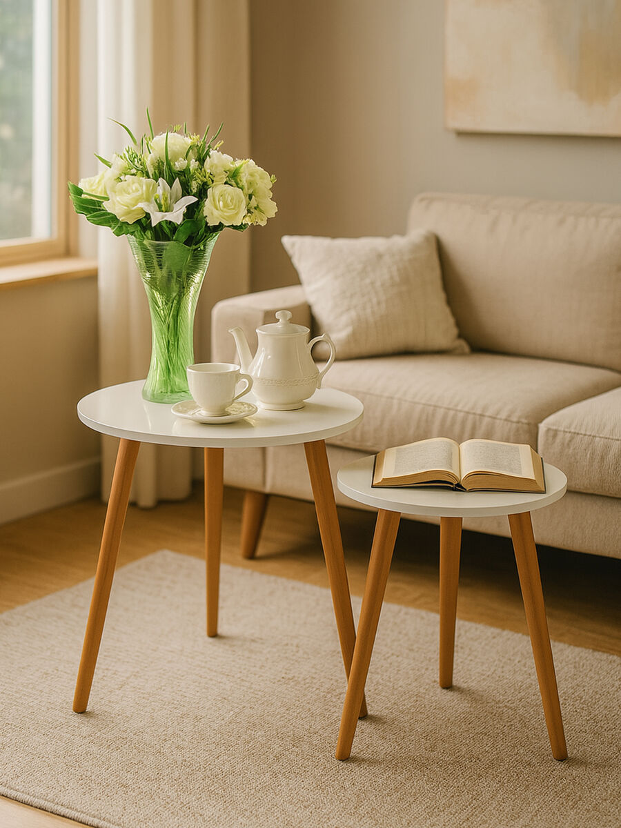 Nostra Nest Of 2 Round Tables