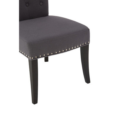 Grey Cotton and Linen Dining Chair | Regents Park