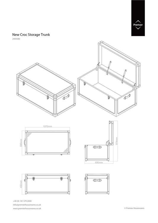 New Croc Storage Trunk