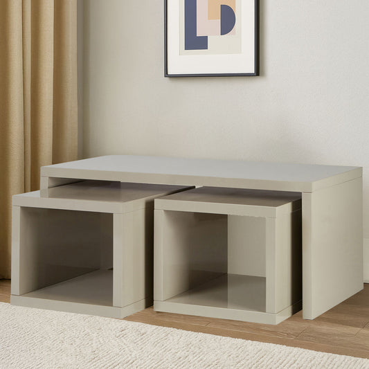 Madrid Coffee Table With 2 Under Tables