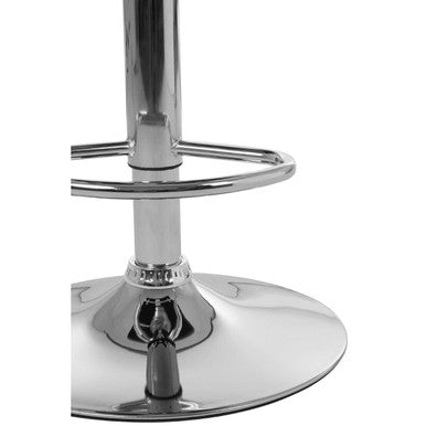 Grey Leather Effect Bar Chair | Starz