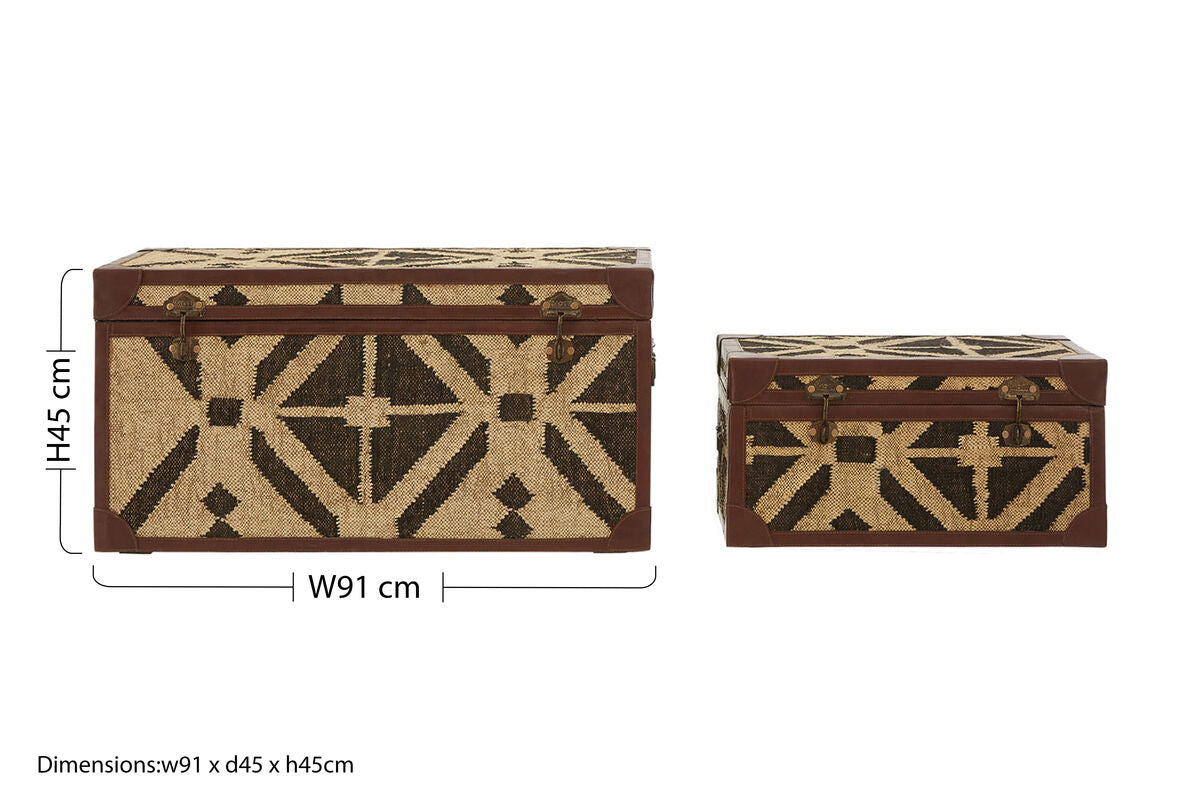 Storage Trunks - Set of 2 | Aztec